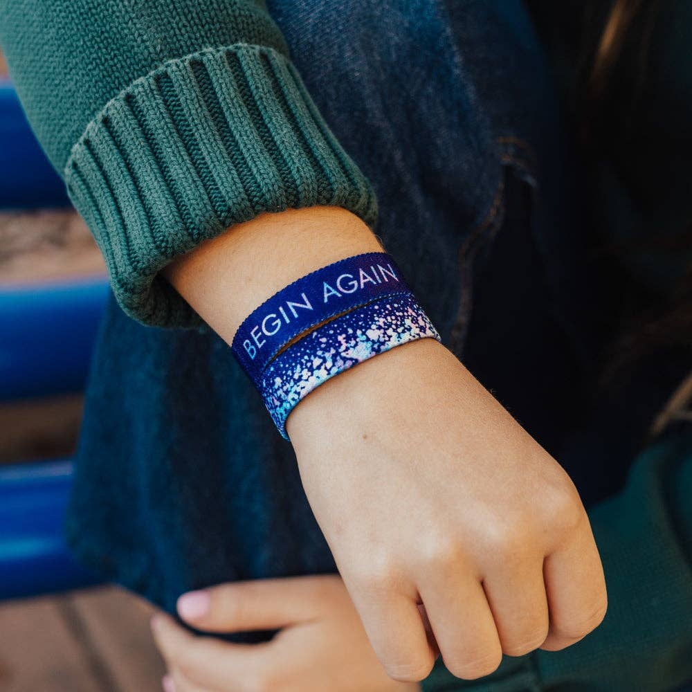 Begin Again Interactive Affirmation Bracelet