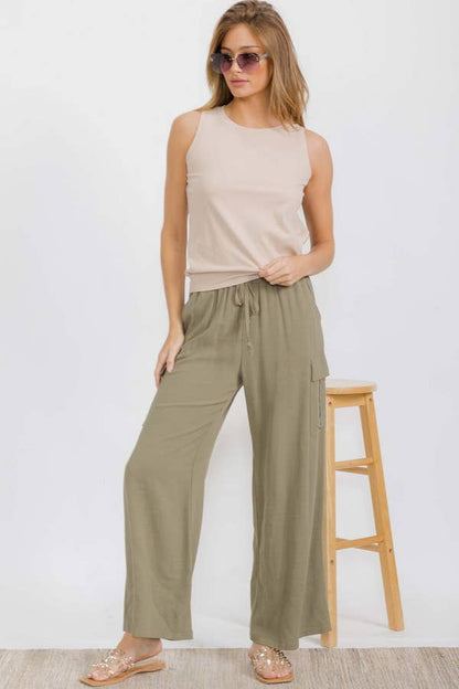 Women's Ribbed Viscose Crew Neck Loose Fit Tank XL
