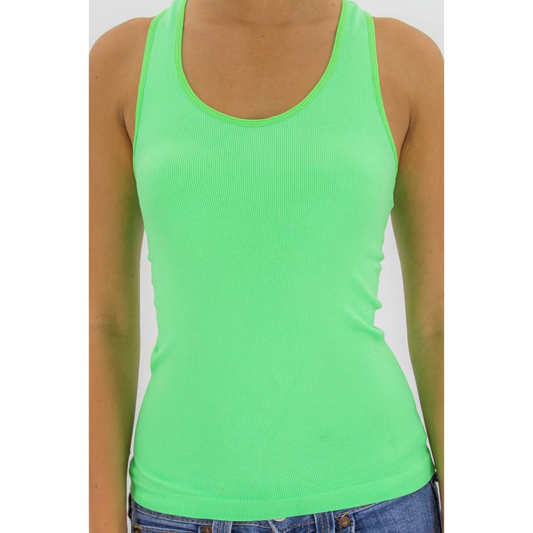 Happy Place Lake of the Ozarks Ribbed Racerback Tank Top