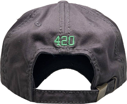 Leaf Vintage Cap: BLK