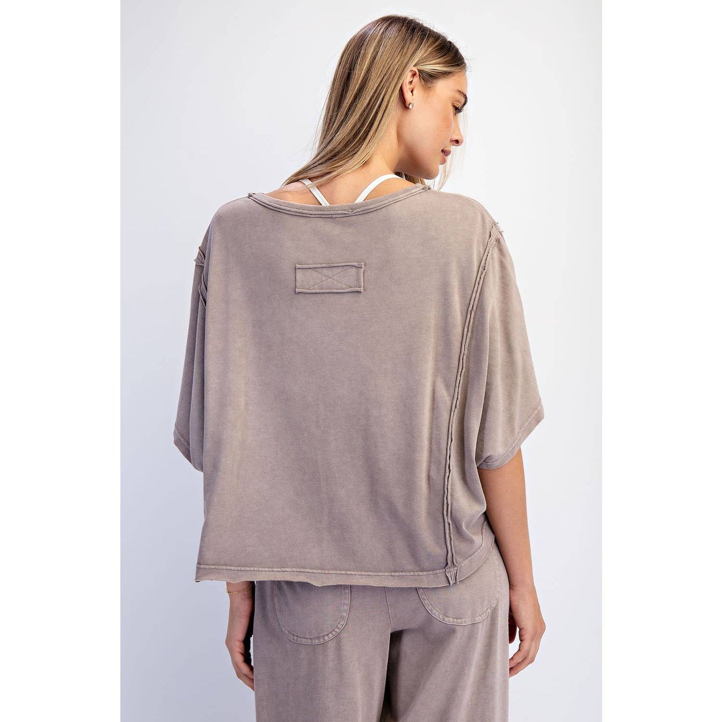 Rae Mode Mineral Washed Boxy Tee T0080