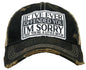 "If I've Ever Offended You I'm Sorry that You're a Little Bitch" Distressed Trucker Cap