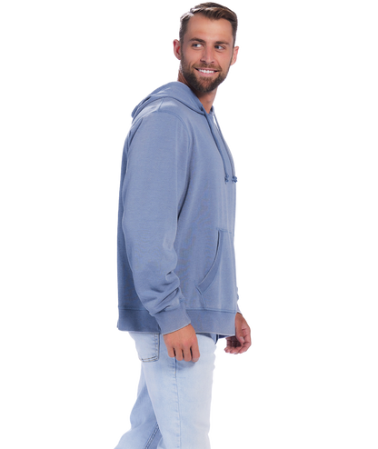 Unisex Fit Burnout Fleece Pullover Hoodie