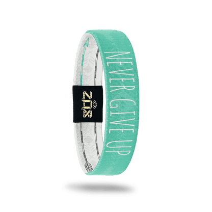 Never Give Up Interactive Affirmation Bracelet