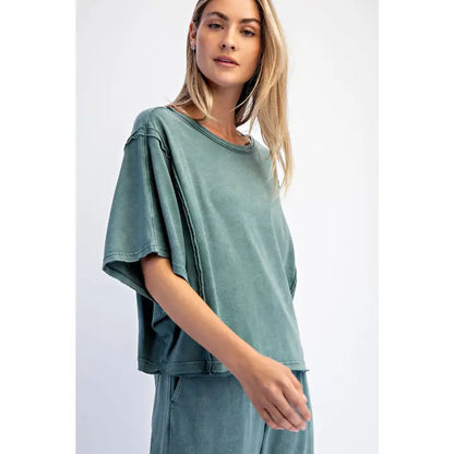 Rae Mode Mineral Washed Boxy Top