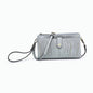 WL2229 Ayra Studded Front Wallet/Clutch/Crossbody: Dusty Blue