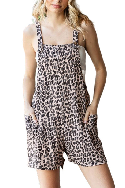 Animal Print Romper leopard