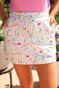 Spring Happy Blooms Skort