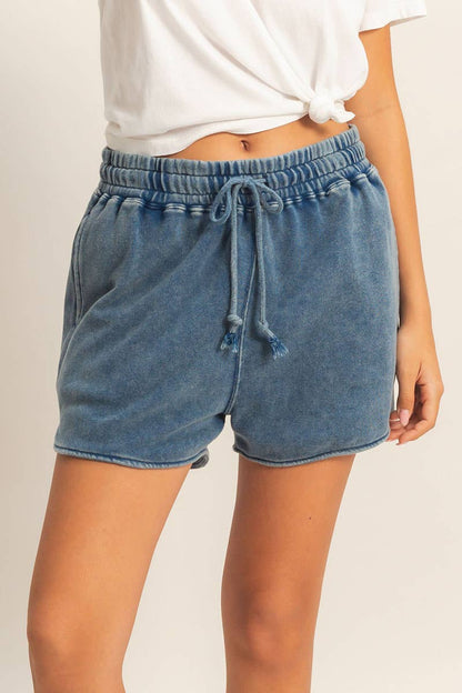 Hyfve DZ26A266 Relaxed Drawstring Shorts