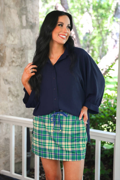 Jess Lea Parker Plaid Skort
