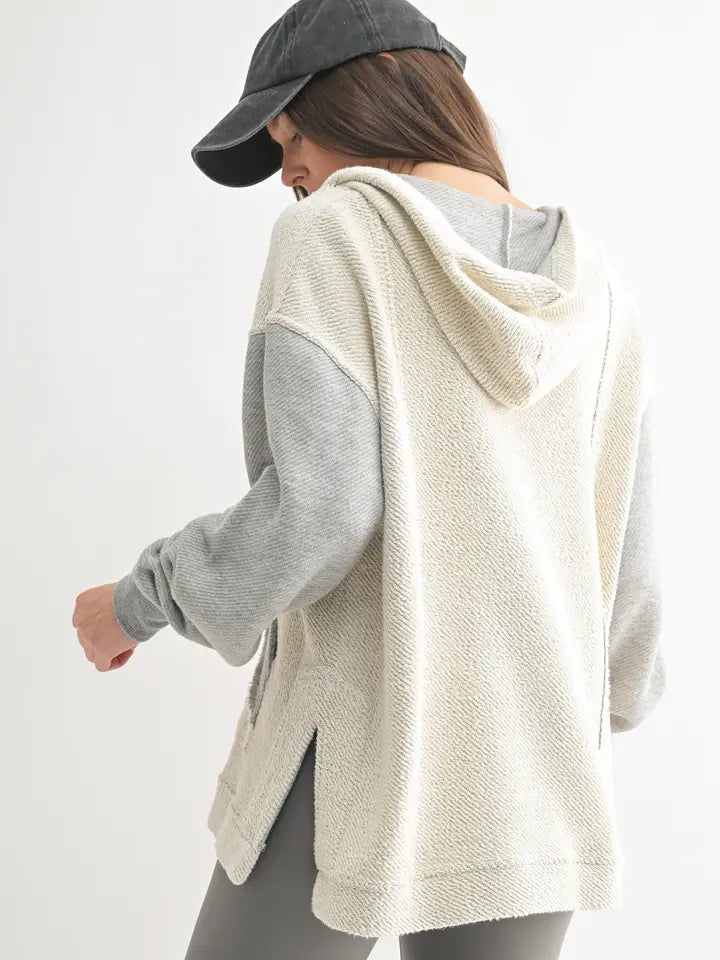Driftwood Pullover Hoodie – Mono B (KT5406)