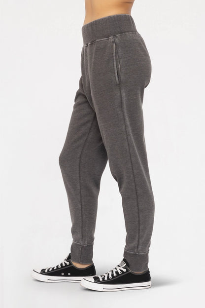 Burned Out Fleece Joggers – Mono B (KPZ12391)
