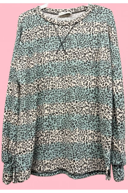 Amelie animal print leopard Top Shirt