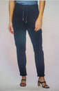 88700 Jet Black HW Double Roll Cuff Jogger Judy Blue Jeans