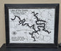 Lake Of the Ozarks Distressed Map Sign