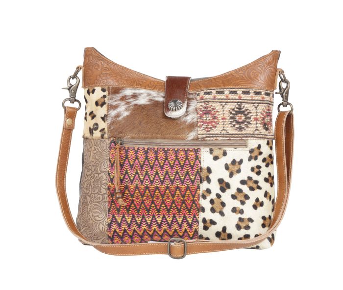 Peruvian Brown Shoulder Bag Myra