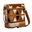 Dakota Plains Hair-on Hide Petite Canvas Hairon Bag Myra