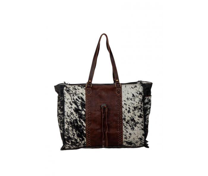 Rosalinda Cross Stitched Weekender Bag Myra