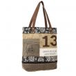 French Countryside Lucky 13 Patchwork Tote Bag Myra