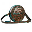 Desert Rain Hand-tooled Round Bag Myra