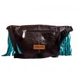 Marta Plains Fringed Fanny Pack Bag purse Myra