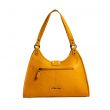 Skyviews Hairon & Leather Bag in Yellow purse Myra