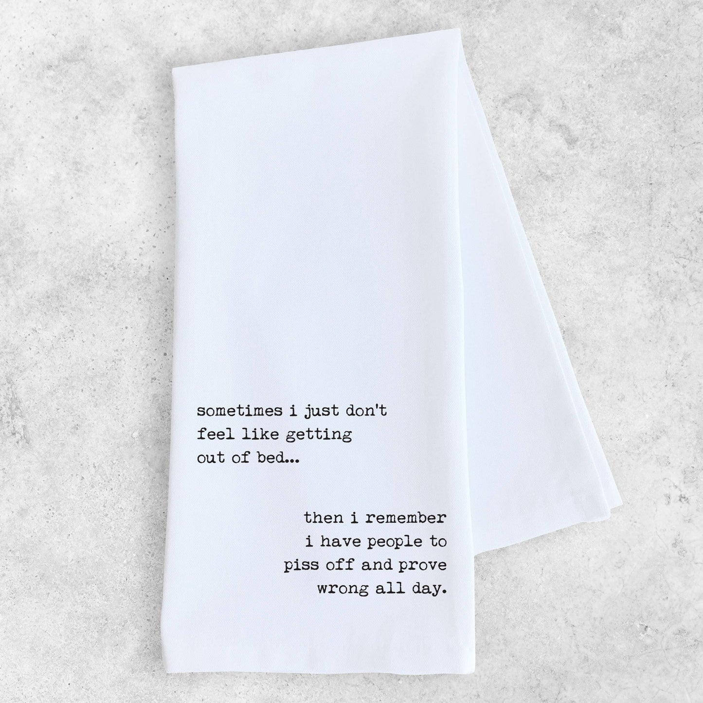 Piss Off - Tea Towel