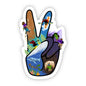 Peace Sign Outdoor Activities Sticker