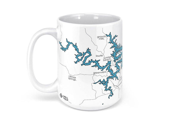 Lake of the Ozarks Map Mug - 15oz