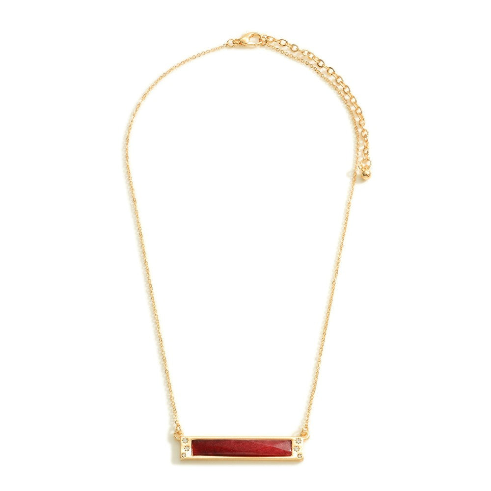 Burgandy Necklace