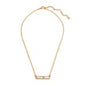 Howlight Short Chain Link Necklace Featuring Semi-Precious Bar Focal