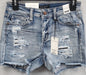 MID-RISE PATCH + WASHOUT CUT OFF SHORTS Judy Blue