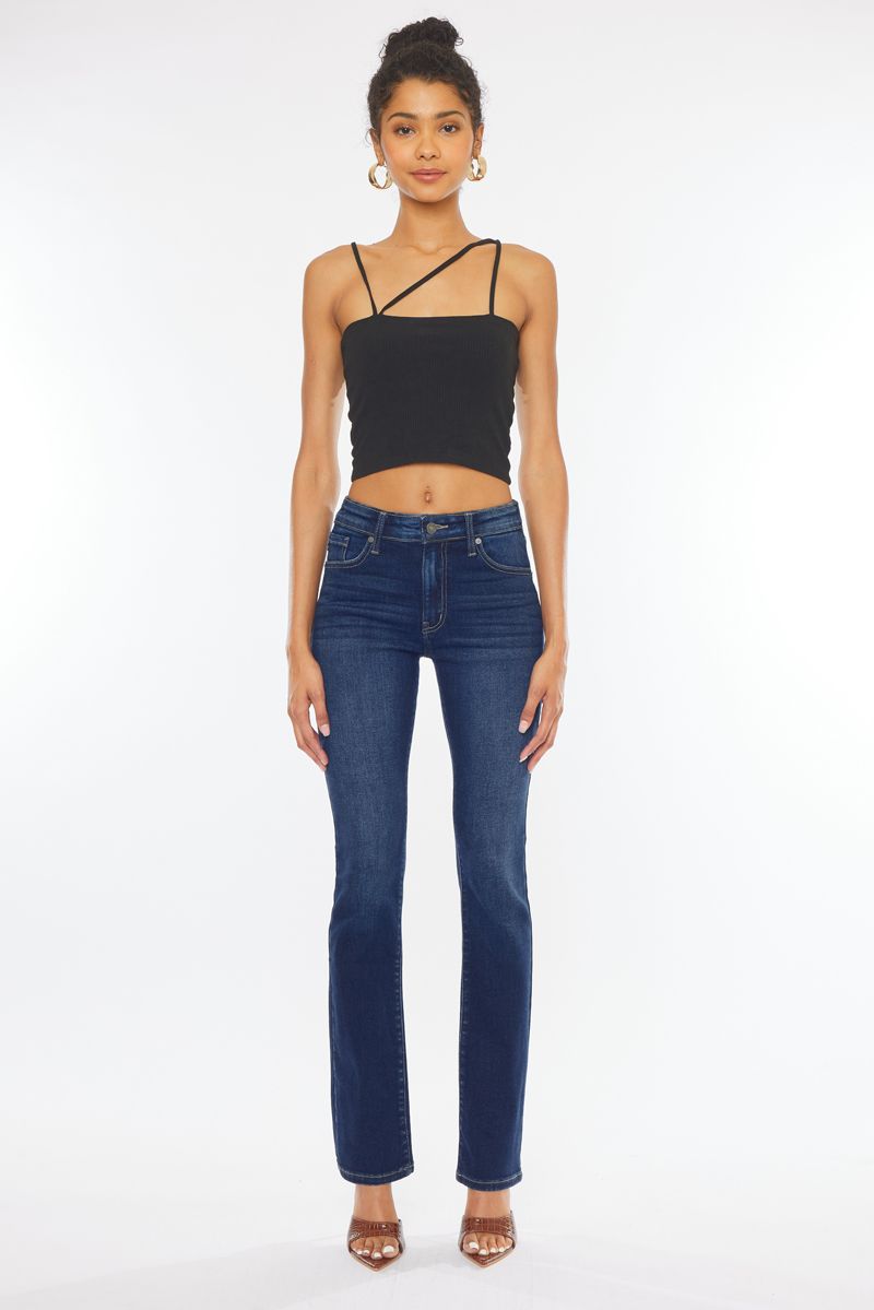 High Rise Bootcut Stretch Kancan Jeans