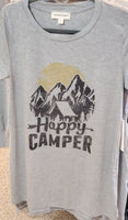 Happy Camper Grey T Shirt