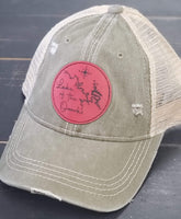 Leatherette Patch Hat
