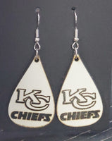 Chiefs Laser Earrings