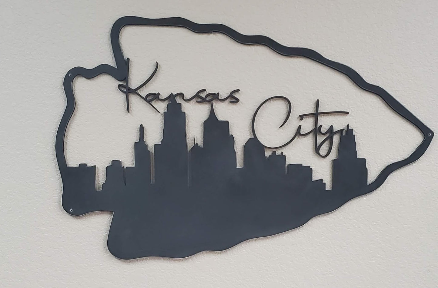 Skyline Cutout Kansas City Sign