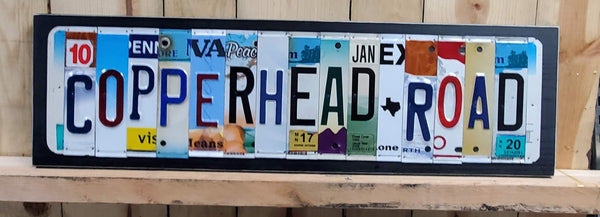Copperhead Road License Plate