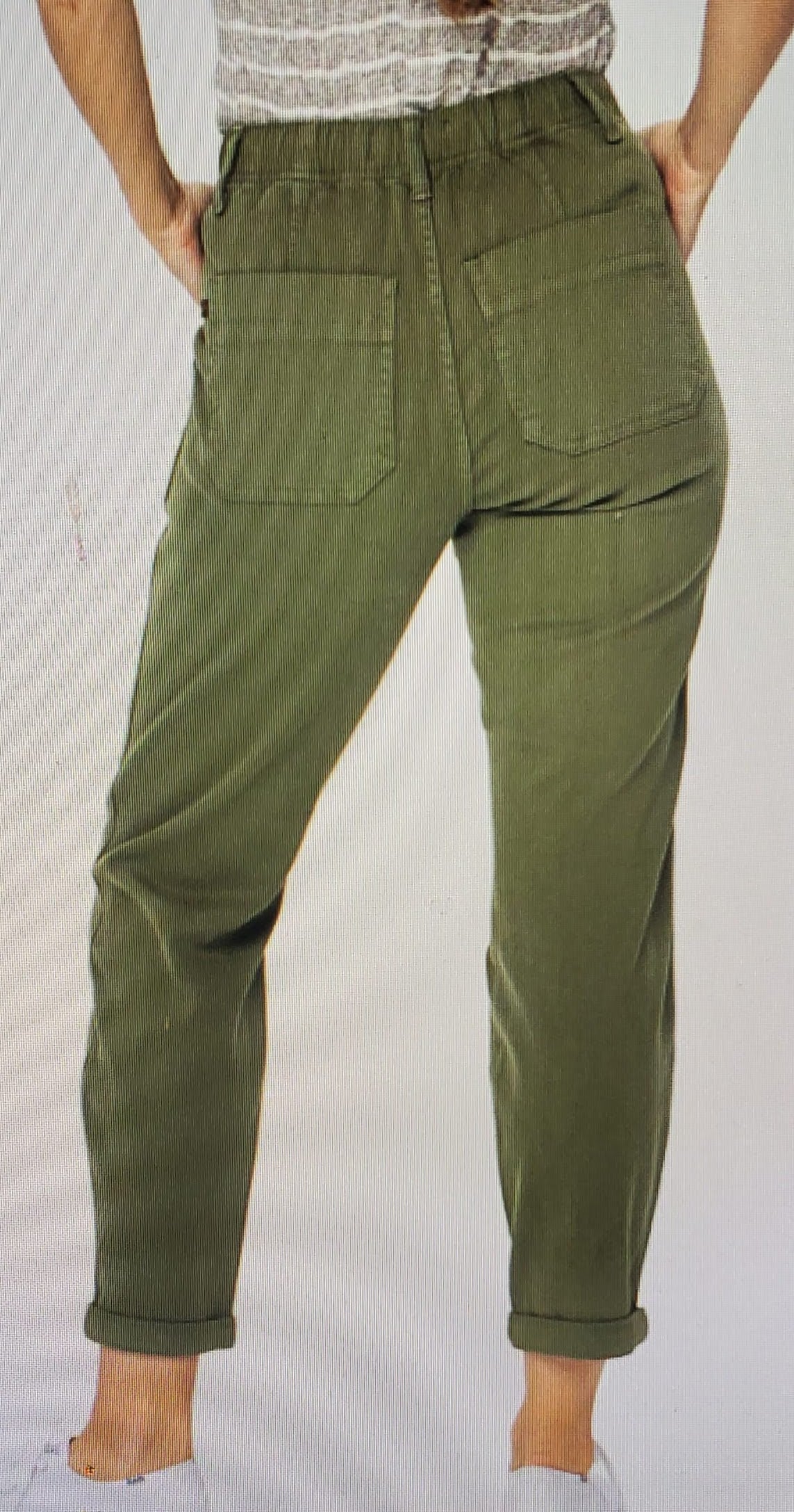 High Waist Elastic WB Zipper Fly w/ double cuff Joggers Judy Blue