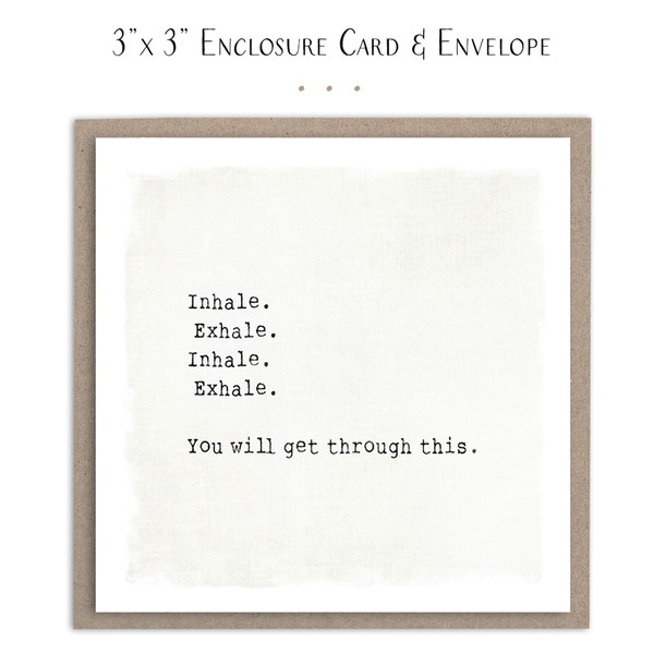 Inhale Exhale Mini Card