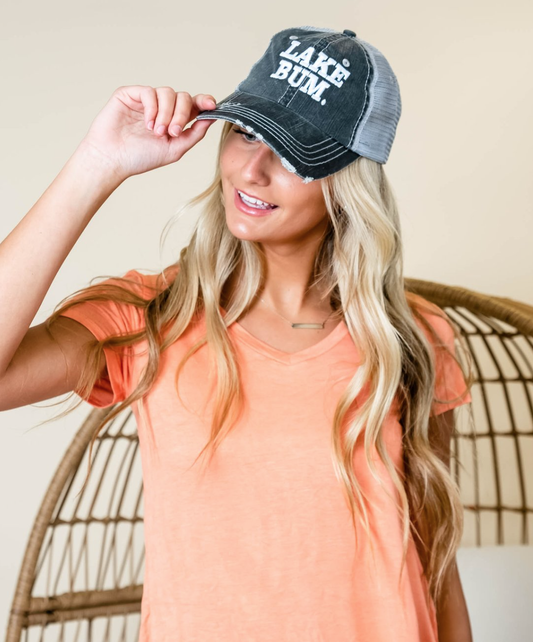 Lake Bum Trucker Hat