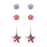 4th of July Themed Earrings