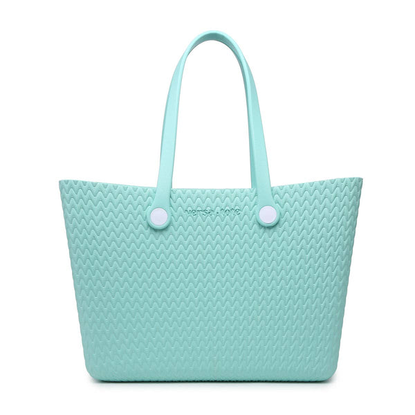 Mint Carrie Textured Versa Tote w/ Interchangeable Straps