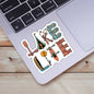 Lake Life Lettering Sticker