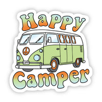 Happy Camper Nature Sticker