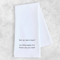 Office Speak - Tea Towel