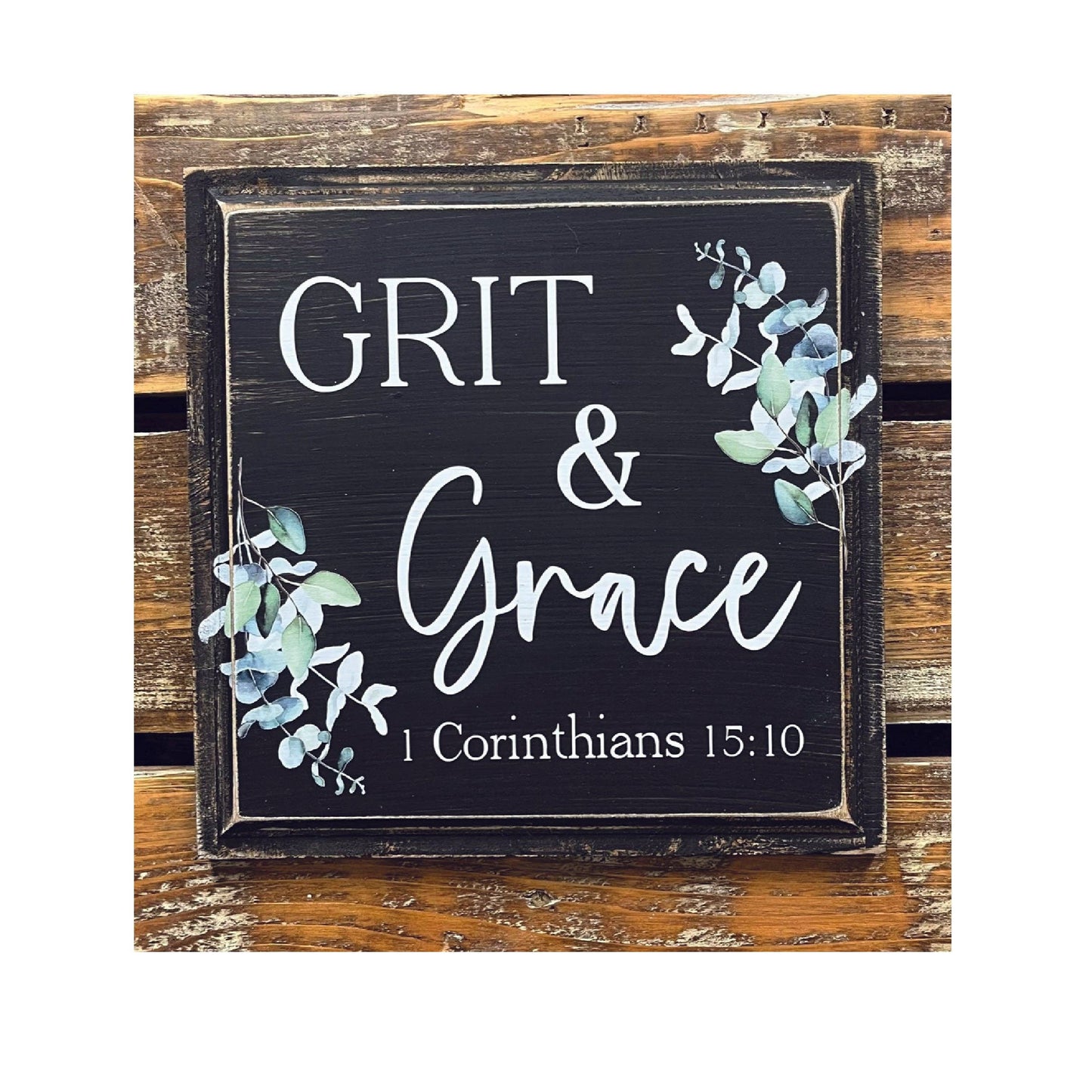 Raised Panel Sign Grit & Grace