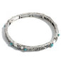 Stretch Western Turquoise Bracelet