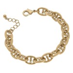 Metal Tone Chain Link Bracelet