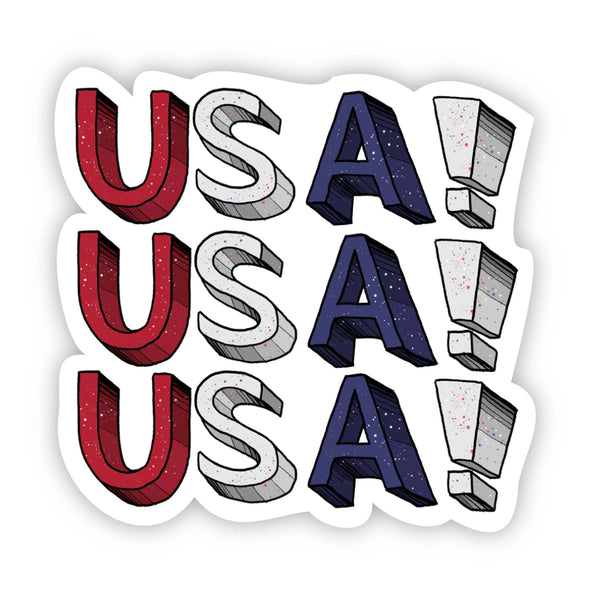 USA! USA! USA! Sticker